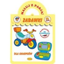 Zabawki dla chłopców, Maluj z pasją - Mariola Budek - Edukacja przedszkolna - miniaturka - grafika 1