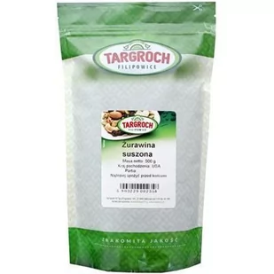 Targroch TAR-GROCH-FIL sp. j. Żurawina suszona cięta 500g - Zdrowa żywność - miniaturka - grafika 1