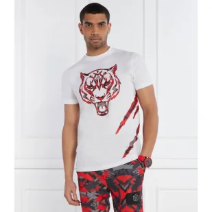 Plein Sport T-shirt Tiger | Regular Fit - Koszulki męskie - miniaturka - grafika 1
