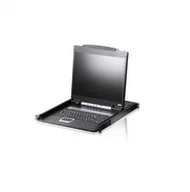 Akcesoria do serwerów - Konsola KVM ATEN CL1000N, 19 LCD, VGA, PS/2, układ CH 14.01.6834 - miniaturka - grafika 1
