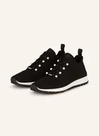Moda i Uroda OUTLET - Jimmy Choo Sneakersy Veles schwarz - miniaturka - grafika 1