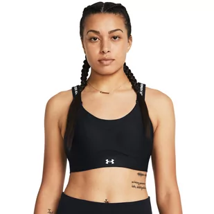 Biustonosz treningowy Under Armour UA Infinity High 2.0 Bra - czarny - UNDER ARMOUR - Bielizna sportowa damska - miniaturka - grafika 1