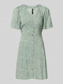 Sukienki - Sukienka mini taliowana z czystej wiskozy model ‘ALBA’ - miniaturka - grafika 1