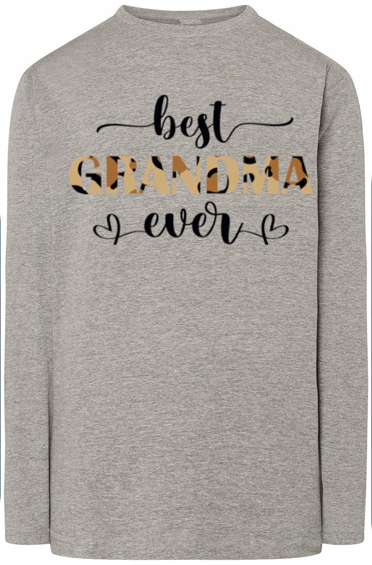 Dzień Babci Bluza Longsleeve Kocham Babcie r.L