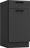 Szafki kuchenne - Stolkar Szafka kuchenna stojąca ANIKA D40S/1 P/L grafitowa STOLKAR - miniaturka - grafika 1