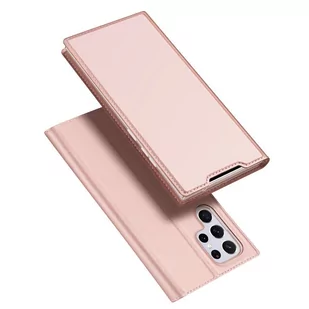 Dux Ducis Etui Skin Pro z klapką do Samsung Galaxy S22 Ultra różowy - Etui i futerały do telefonów - miniaturka - grafika 1