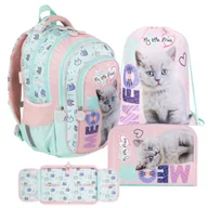 Zestawy szkolne - ZESTAW SZKOLNY 3-ELEMENTÓW MY LITTLE FRIEND KOTEK FLUFFY KITTY ST. MAJEWSKI - miniaturka - grafika 1