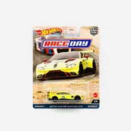 Samochody i pojazdy dla dzieci - Aston Martin Vantage Gte - Car Culture Race Day Hot Wheels Premium 1:64 - miniaturka - grafika 1