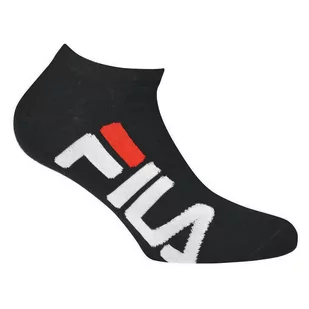 Fila, Skarpety sportowe, Invisible socks, 2-pack, F9199, czarne, rozmiar 35/38 - Skarpetki damskie - miniaturka - grafika 1