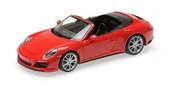 Samochody i pojazdy dla dzieci - Porsche 911 (991.2) Carrera 4S Cabriolet 2017 (Red) - miniaturka - grafika 1