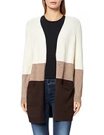 Swetry damskie - Only Kobiety Onlqueen L/S Long Cardigan Knt Noos Kardigan, Biały, S - miniaturka - grafika 1