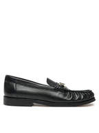 Mokasyny damskie - Tommy Hilfiger Mokasyny Soft Leather Horsebit Loafer FW0FW08414 Czarny - miniaturka - grafika 1