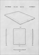 Plakaty - Patent, Ipad 2016 - plakat Wymiar do wyboru: 40x50 cm - miniaturka - grafika 1