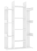 Regały - Biały nowoczesny regał na książki C5-B46 - miniaturka - grafika 1