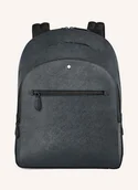 Plecaki - Montblanc Plecak Ze Skóry Saffiano Sartorial Medium schwarz - miniaturka - grafika 1