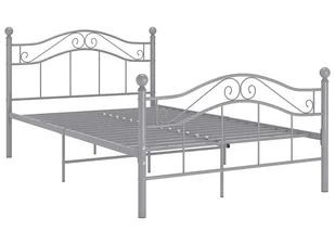 Szare metalowe łóżko w stylu loftowem 120x200 cm K6-M72 - Łóżka Szare metalowe łóżko w stylu loftowem 120x200 cm K6-M72 - Łóżka - miniaturka - grafika 1