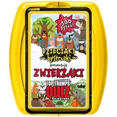 Gry karciane - Winning Moves, Top Trumps Quiz Zwierzaki, gra quizowa - miniaturka - grafika 1