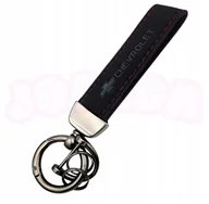 Breloki - Brelok Do Kluczy Breloczek Samochodowy Chevrolet Alcantara Skóra Premium - miniaturka - grafika 1