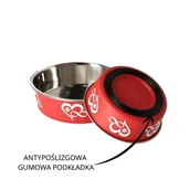 Miski dla psów - Miska dla psa "Bonita" czerwona 0,75l - miniaturka - grafika 1