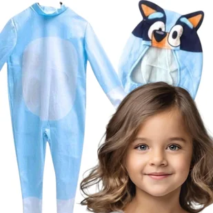 STRÓJ BLUEY BLU NIEBIESKI PIESEK PRZEBRANIE NA BAL KARNAWAŁOWY - 134-140 - Moda i Uroda OUTLET - miniaturka - grafika 1
