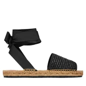 Espadryle damskie - Espadryle LOVE MOSCHINO JA16222G0OJR100A Czarny - miniaturka - grafika 1