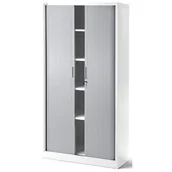 Szafy biurowe - Jan Nowak Szafa metalowa biurowa na akta z roletą DAMIAN - miniaturka - grafika 1