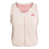 Koszulki sportowe damskie - Damski podkoszulek adidas  PK Primeblue Tank Crema White M - miniaturka - grafika 1
