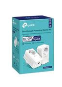 Powerline communications - TP-Link TL-PA7017P zestaw nano transmiterów sieciowych AV1000 z gniazdkiem elektrycznym - miniaturka - grafika 1