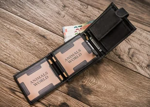 Duży Portfel Męski Z Nubukowej Skóry Naturalnej Lumarko! - Portfele - miniaturka - grafika 9