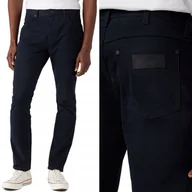 Spodnie męskie - Wrangler LARSTON SLIM TAPERED Black CZARNE W30 L32 - miniaturka - grafika 1