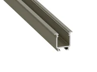 Akcesoria do oświetlenia - Profil aluminiowy W do taśm LED - Inox - 1m - miniaturka - grafika 1
