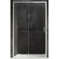 Ścianki i drzwi prysznicowe - New Trendy Prime drzwi prysznicowe 160 cm wnękowe lewe chrom/szkło przezroczyste D-0310A - miniaturka - grafika 1