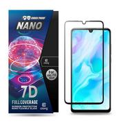 Szkła hartowane na telefon - Crong 7D Nano Flexible Glass - Szkło hybrydowe 9H na cały ekran Huawei P30 Lite - miniaturka - grafika 1