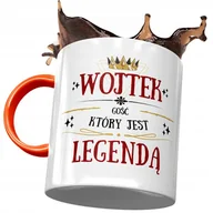 Kubki - Kubek Pomarańczowy dla Wojciecha Wojtka Kolegi z Nadrukiem ze Zdjęciem+ Opakowanie na prezent (wzór 01) - miniaturka - grafika 1