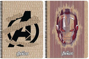 kołozeszyt a4/80k kratka avengers kraft - Zeszyty szkolne - miniaturka - grafika 1