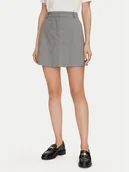 Spódnice - Tommy Hilfiger Spódnica trapezowa WW0WW42249 Szary Regular Fit - miniaturka - grafika 1