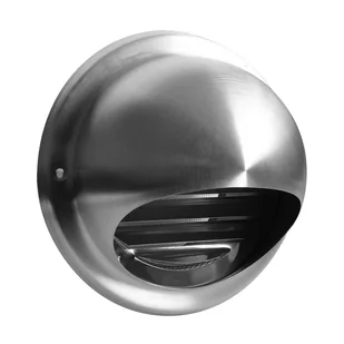 Wyrzutnia - czerpnia metalowa nierdzewna Ø100 nierdzewny - Kratki wentylacyjne - miniaturka - grafika 1