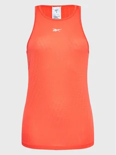 Reebok Top Perforated HH7385 Pomarańczowy Regular Fit - Koszulki i topy damskie - miniaturka - grafika 1