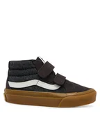 Buty dla chłopców - Vans Sneakersy SK8-Mid Reissue V VN000CZ7BLA1 Czarny - miniaturka - grafika 1