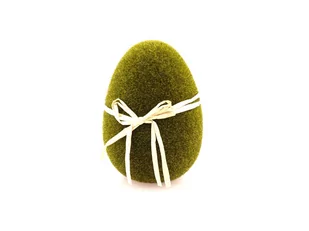 TG Jajko wielkanocne flokowane zielone - 21 cm - 1 szt. TG55575 - Wielkanoc - miniaturka - grafika 1