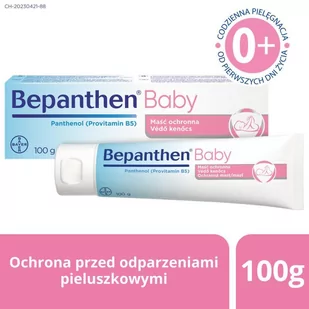 Bepanthen Baby maść ochronna na odparzenia pieluszkowe, 100 g - Kremy dla dzieci - miniaturka - grafika 1