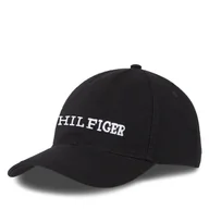 Czapki męskie - Czapka z daszkiem Tommy Hilfiger Th Monotype Soft 6 Panel Cap AM0AM12154 Black BDS - miniaturka - grafika 1