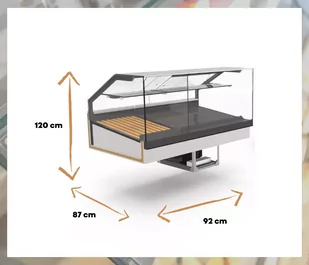 Lada cukiernicza DALIA CT 920 CEBEA - Szafy i witryny chłodnicze - miniaturka - grafika 2