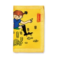 Portfele - Portfel dla dzieci żółty, akcesoria, portmonetka, zabawka, wyprawka Pippi - miniaturka - grafika 1