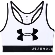 Bielizna sportowa damska - Biustonosz damski Under Armour  Mid Keyhole Graphic S - miniaturka - grafika 1
