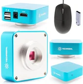 Mikroskopy i lupy - Kamera do Mikroskopu Optycznego 5MP Blue Angel Techrebal HDMI USB Myszka - miniaturka - grafika 1