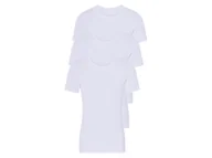 Koszulki męskie - LIVERGY® Podkoszulki męskie z krótkim rękawem prążkowane, 3 sztuki (biały/okrągły kołnierzyk, 7/XL) - miniaturka - grafika 1