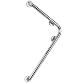 Akcesoria łazienkowe - Wenko Poręcz łazienkowa z kątem prostym Secura,55,5x78cm chromowana B07NWXLDQF - miniaturka - grafika 1