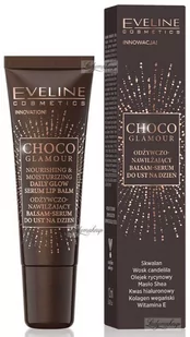 Eveline Cosmetics - CHOCO GLAMOUR - Nourishing & Moisturising Daily Glow Serum Lip Balm - Odżywczo-nawilżający balsam-serum do ust na dzień - 12 ml - Balsamy do ust - miniaturka - grafika 1
