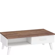 Ławy i stoliki kawowe - Ława 2D NOR-07 Nordis MebloCross Craft Złoty / Biały Mat - miniaturka - grafika 1